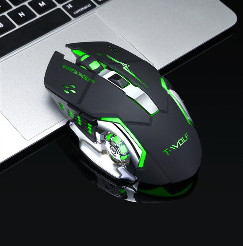 Souris de jeu optique USB sans fil 2,4 G