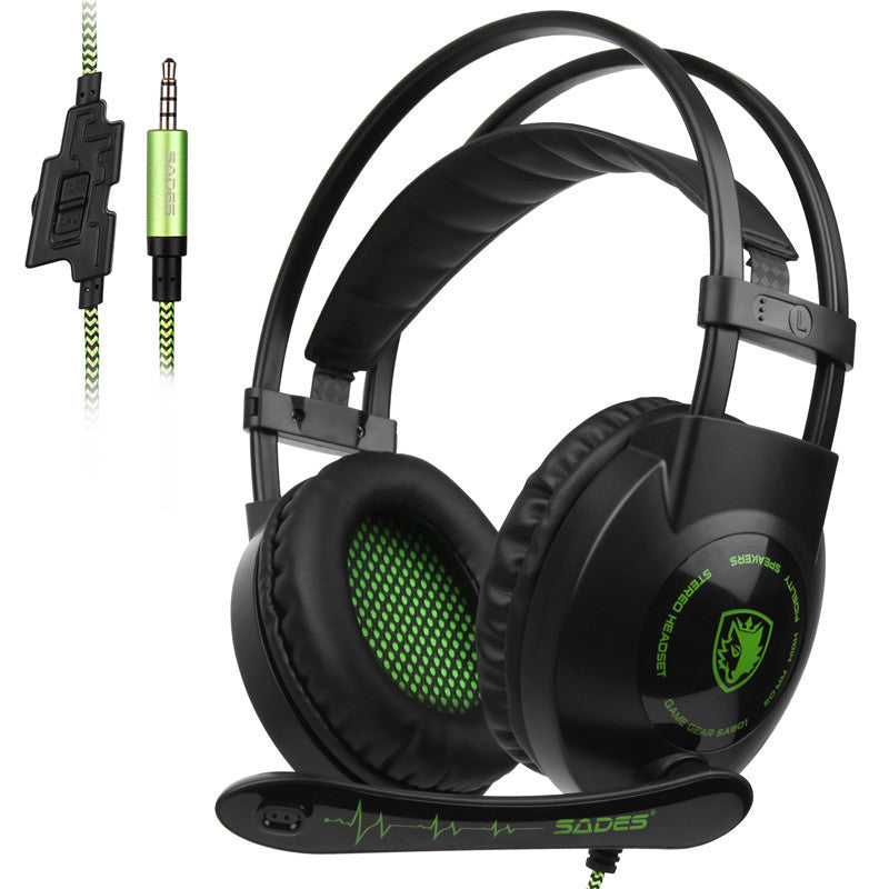 Casque de jeu supra-auriculaire filaire