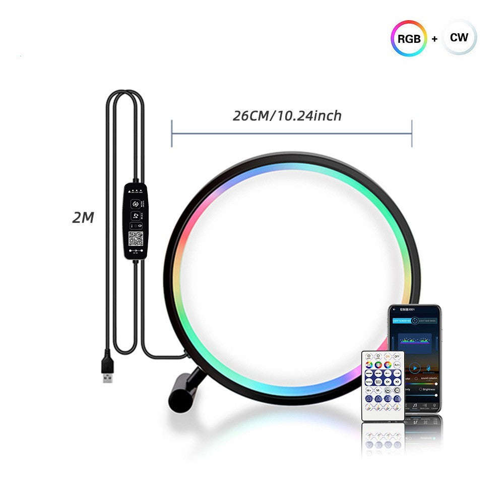 Lampe de table LED de bureau de jeu vibrante