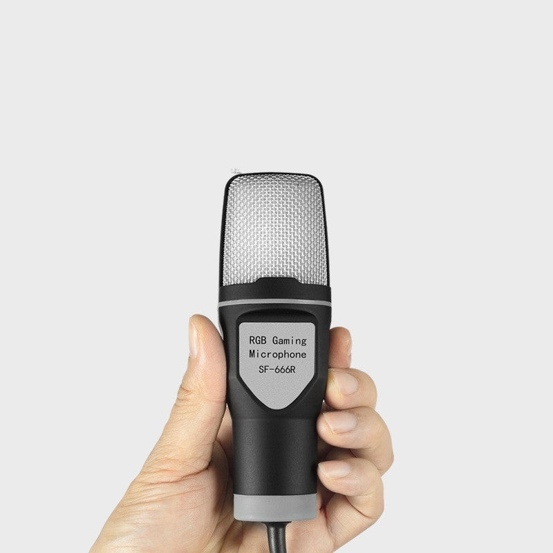 Microphone de jeu eSport à condensateur RVB