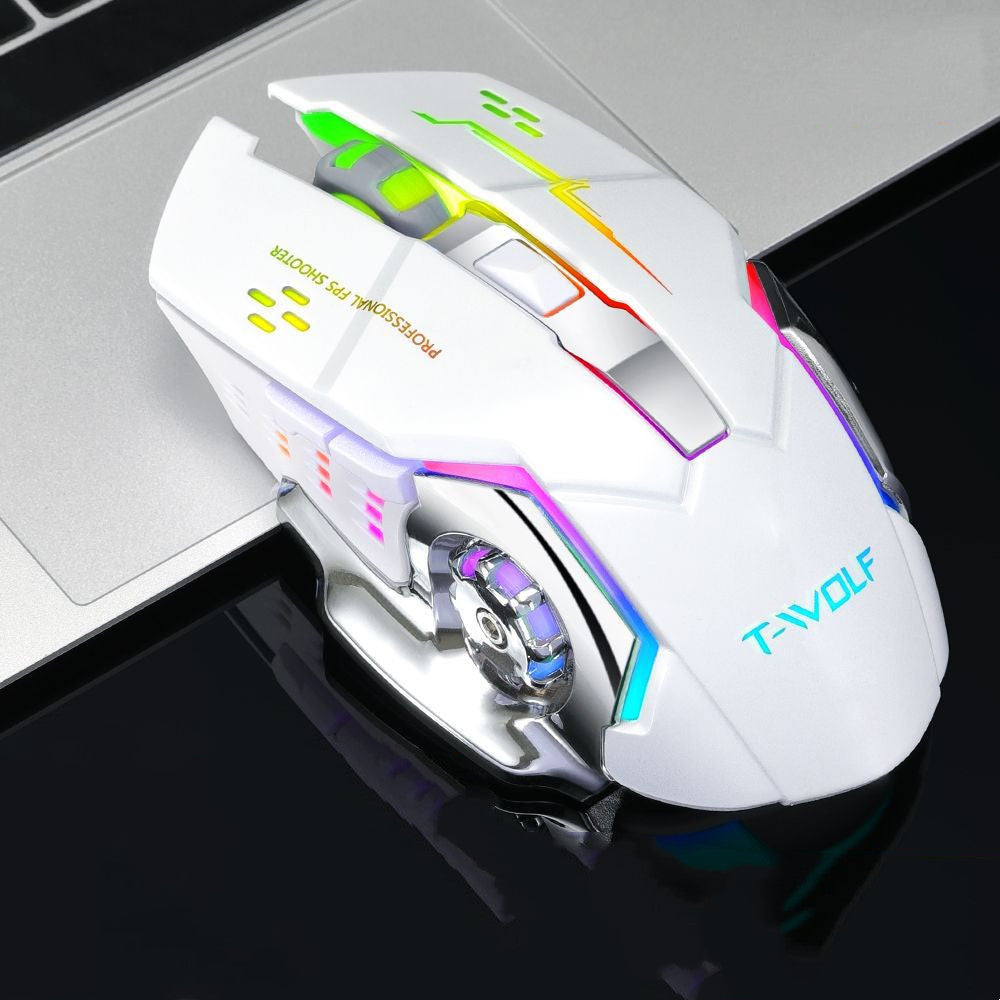Souris de jeu optique USB sans fil 2,4 G