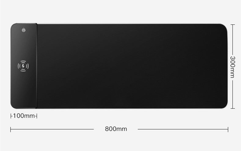 QuarterMode RGB Gaming Mouse Pad – Wireless Charging XL Mat with LED Edge Glow