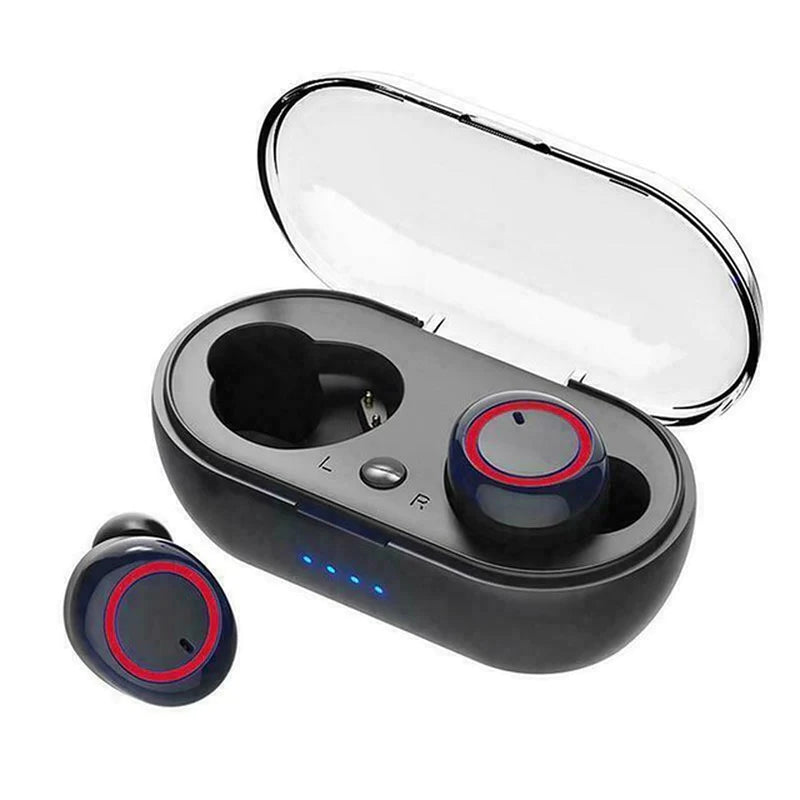 Y50 TWS Wireless Earbuds Bluetooth 5.0 – Stereo Gaming Headset with Charging Case