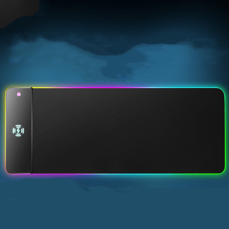 QuarterMode RGB Gaming Mouse Pad – Wireless Charging XL Mat with LED Edge Glow