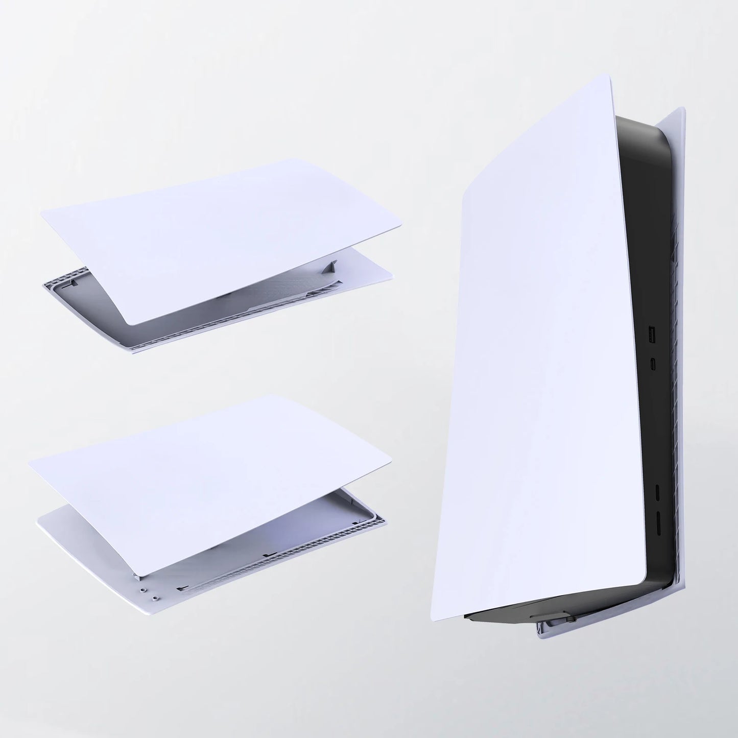 White Replacement Cover Plates for PS5