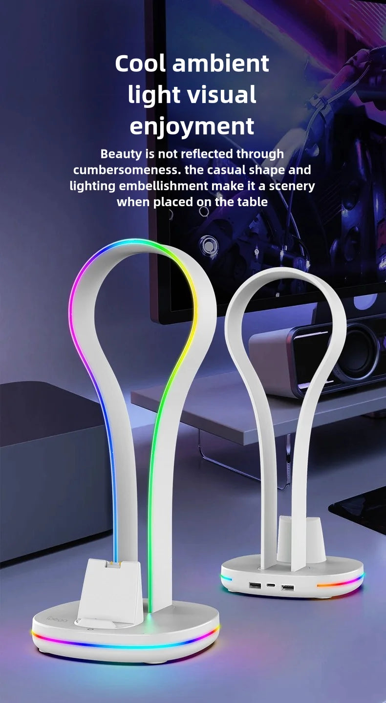 3-in-1 PS Portal Stand – Magnetic Charging Dock & Headset Holder for PlayStation Remote Player