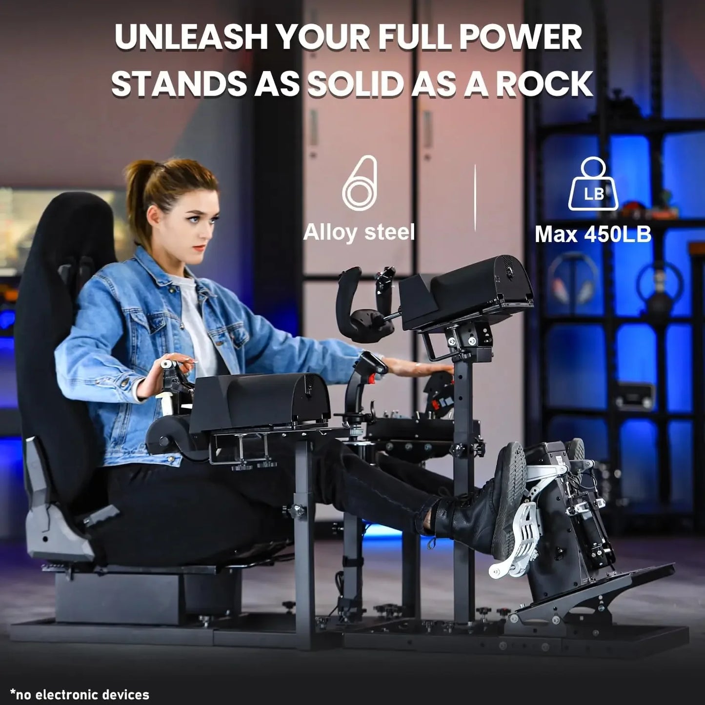 Adjustable Racing & Flight Sim Cockpit