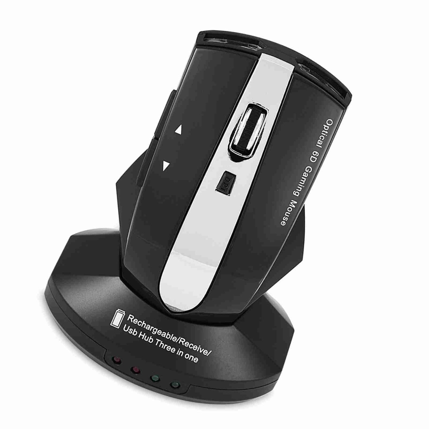 Souris optique sans fil rechargeable 2,4 GHz