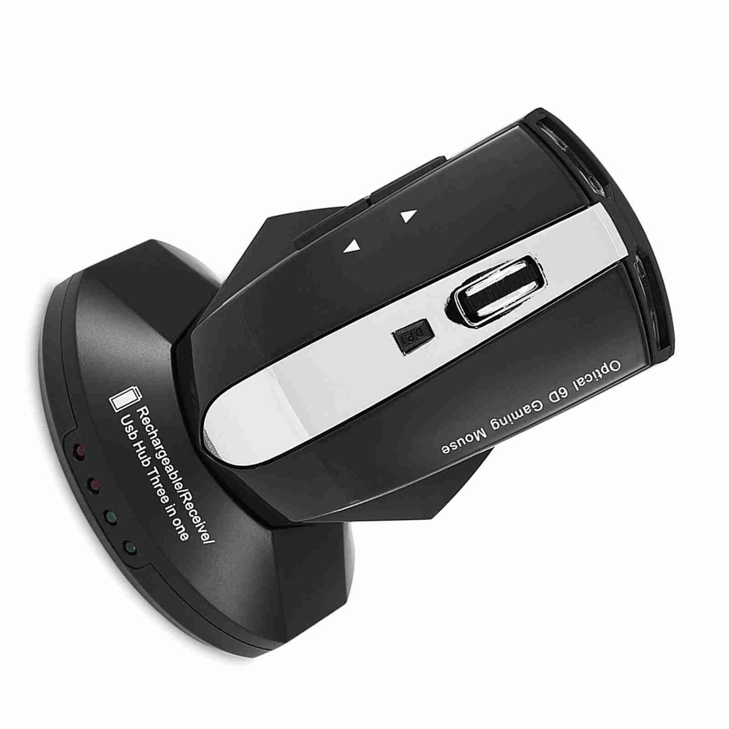 Souris optique sans fil rechargeable 2,4 GHz
