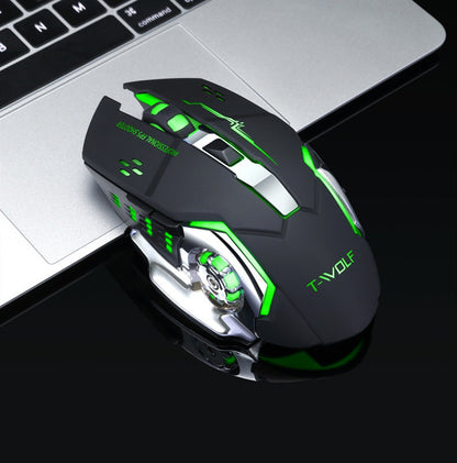Souris de jeu optique USB sans fil 2,4 G