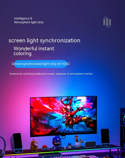 Éclairage d'ambiance RVB pour ordinateur et décoration de salle d'e-sport