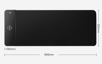 QuarterMode RGB Gaming Mouse Pad – Wireless Charging XL Mat with LED Edge Glow