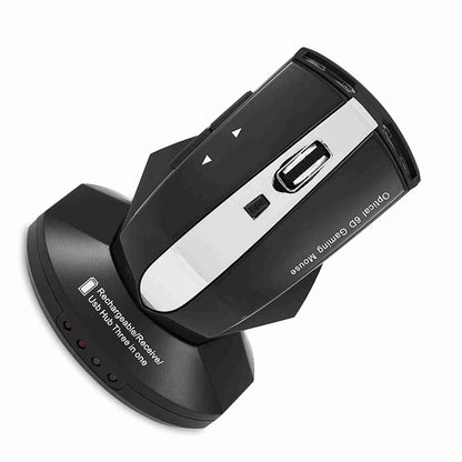 Souris optique sans fil rechargeable 2,4 GHz